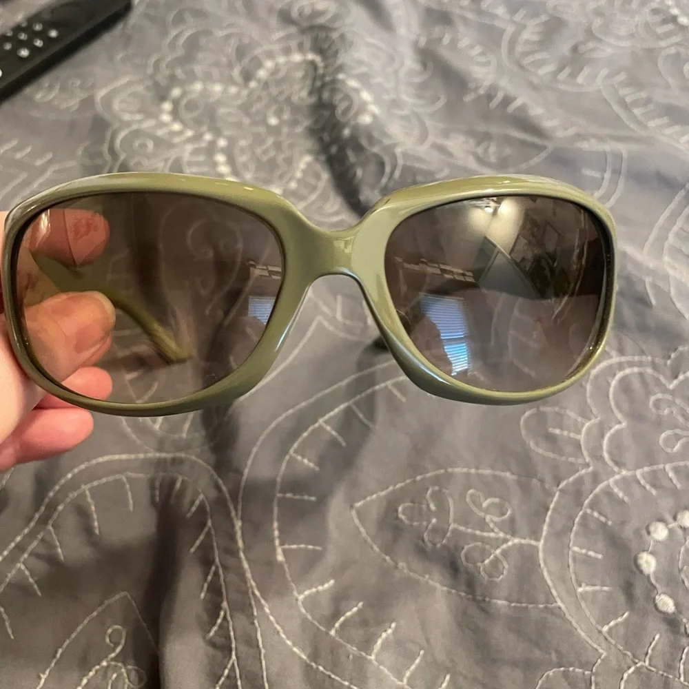 Dior Olive Designer Eyewear early 2000 Y2K John Galliano era SUPER RARE gorgeous - Picture 3 of 6